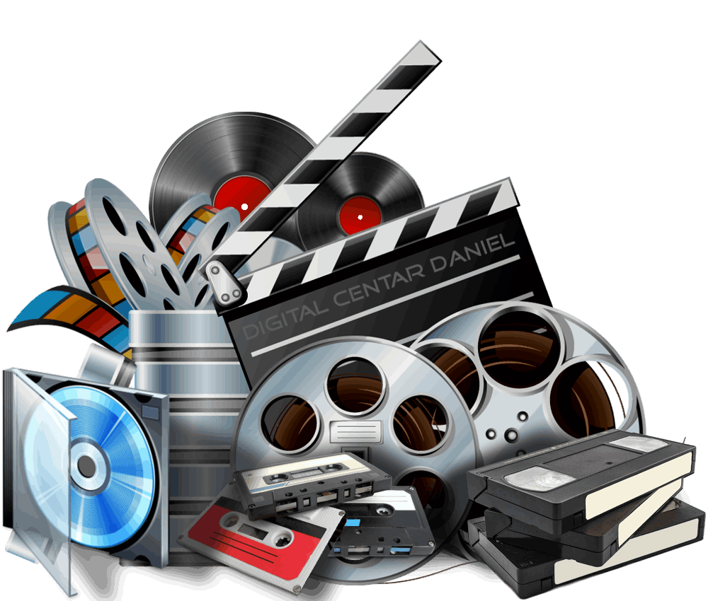 Filmske role, video kazete, gramofonske ploče i CD-i — mediji koje digitaliziramo